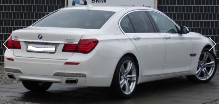 Left hand drive BMW 7 SERIES 750